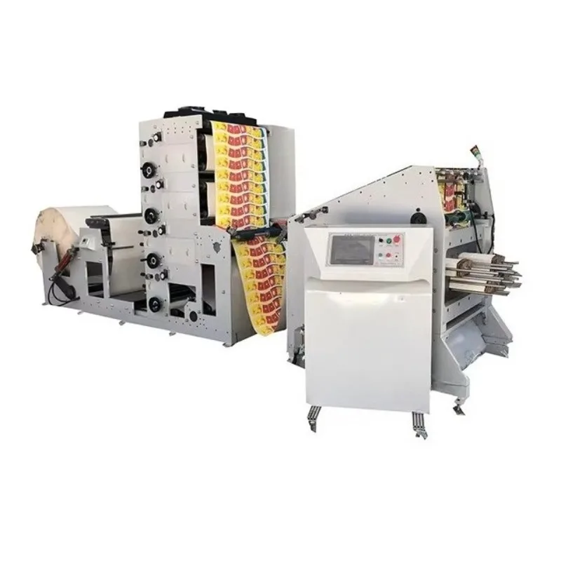 Coffee Paper Cup Blank Printing And Punching Machine