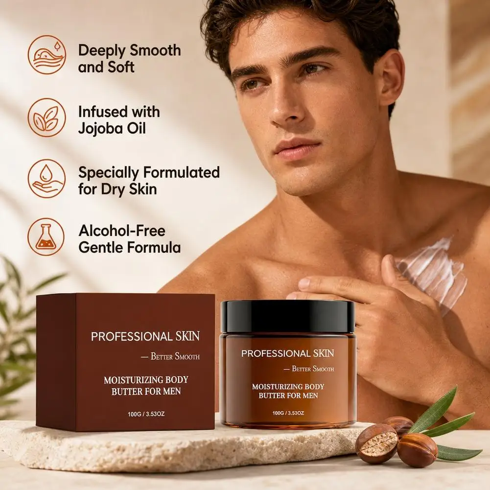 Men Moisturizing Body Butter Pheromone Skin Better Smooth Deep Hydrating Body Cream For Dry Skin Nourishing Skin Care Lotion