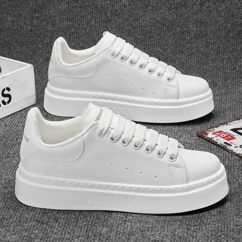 

Sports and leisure shoes, men's shoes, marathon oversized air cushioned shoes, fly woven all season rubber, wear-resistant, anti