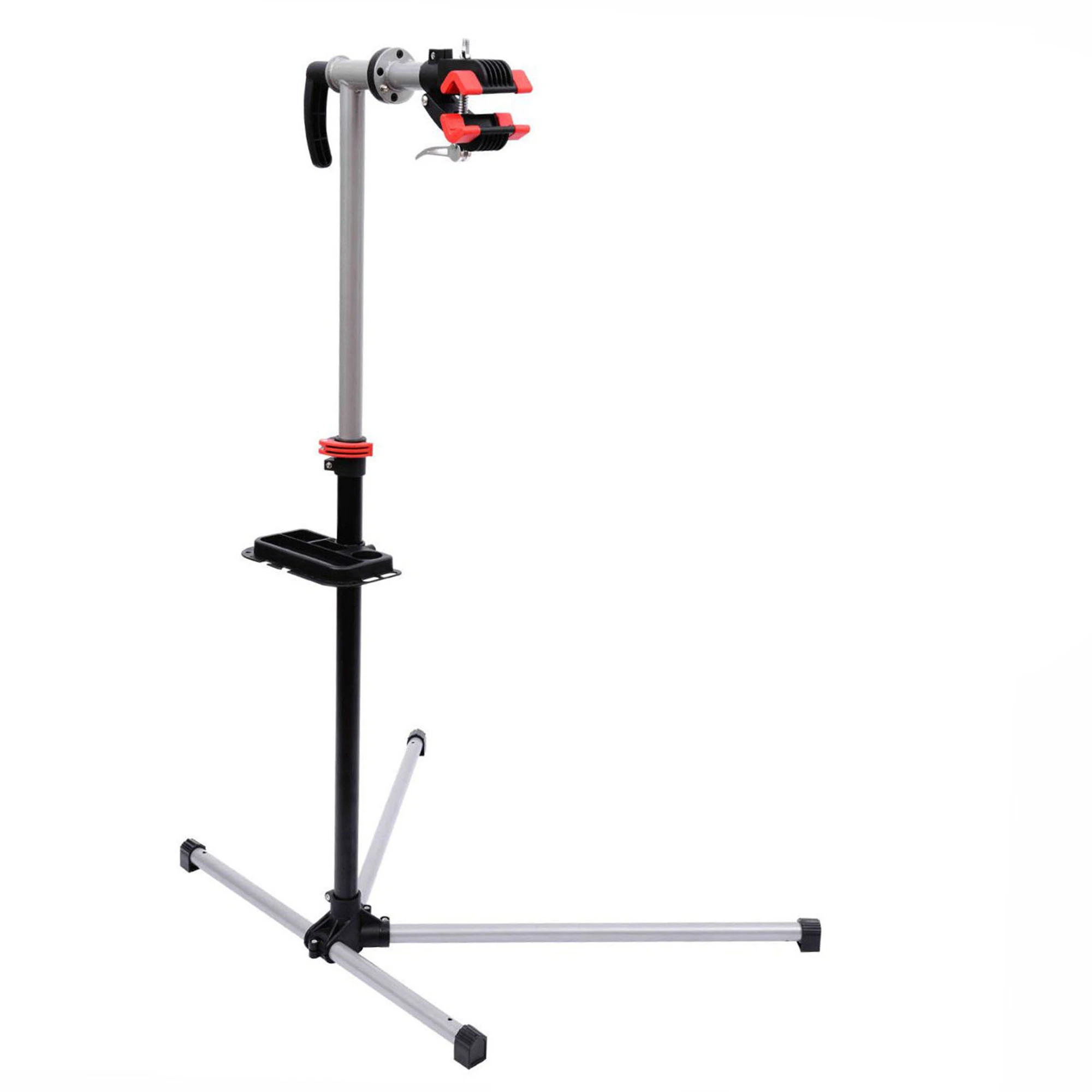 AliExpress HOMCOM Bike Repair Stand, Height Adjustable w/ Tool Tray & 360° Rotating Clamp