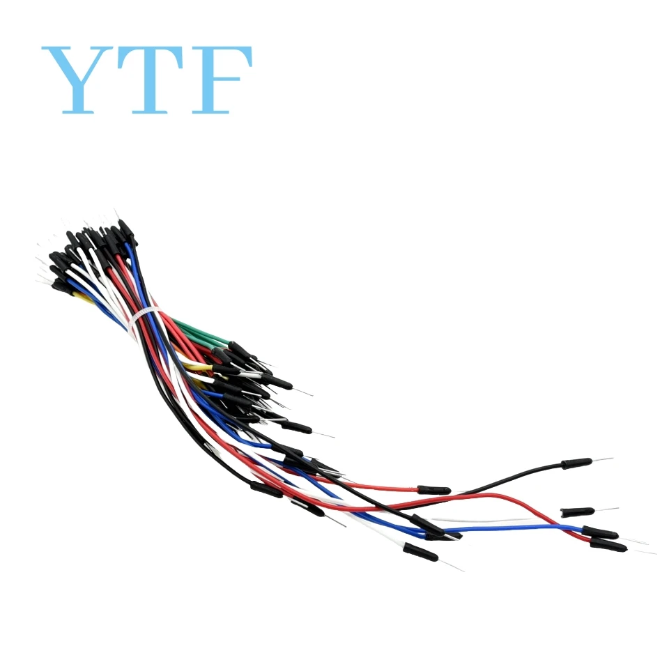 65 pz/lotto cavi jumper maschio-maschio, cavi jumper breadboard da 20 cm per progetti elettronici Arduino 1-10 lotto