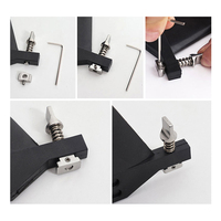 Longboard Surfboard Fin Screw Kit Stainless Steel Quick Snap Screw and Plate Replacement Inflatable SUP Surfboard Accessories