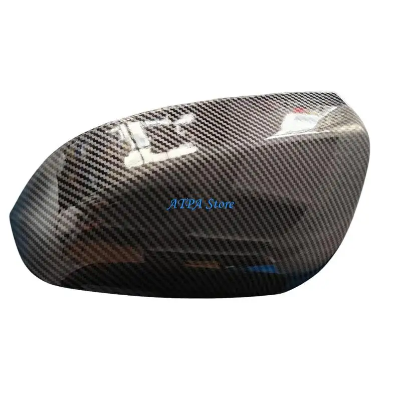 U13C Replacement Driver Side Mirror Cover For 2017 2023 Car Model Right Side Strong Plastic Black Finish