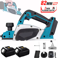 15000RPM Brushless Electric Planer Cordless Handheld Wood Planing Machine Cutting Tool Milling Engraving For Makita 18V Battery