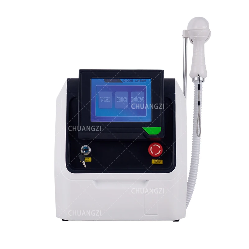 2024 Professional Ice Hair Removal Machine For Salon with 808nm Diode Laser Machine Multiwavelength 755nm 808nm 1064nm