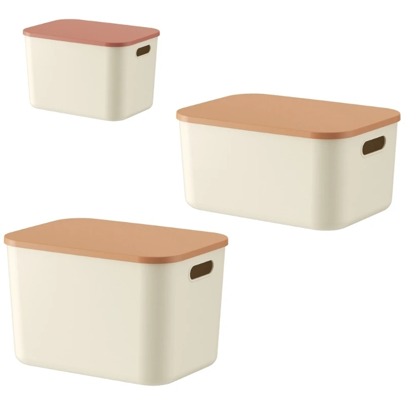 Stackable Cream Storage Container With Lid Vertical Space Optimization Home Office Use