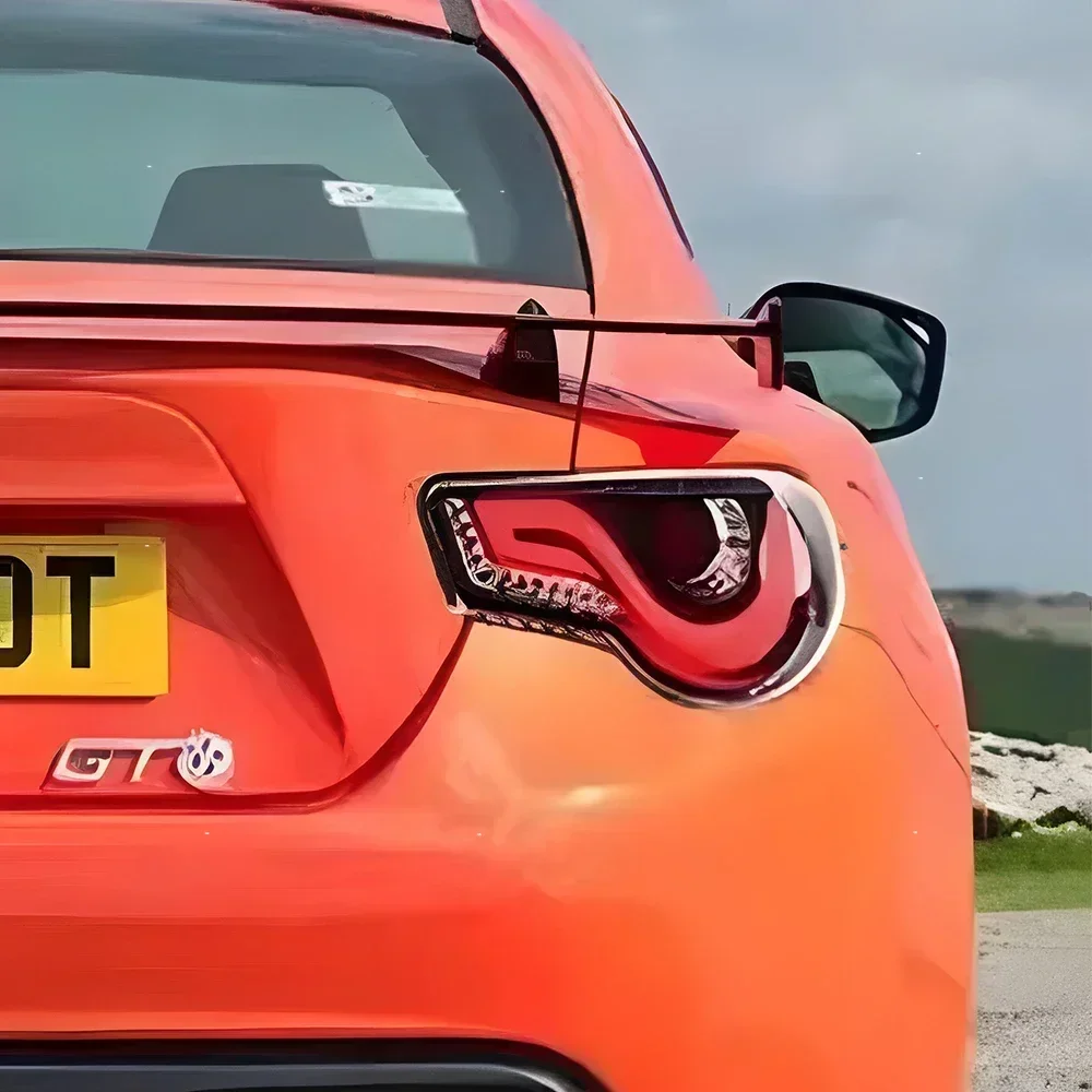 

Для Toyota 86 86GT BRZ 2012-2020 автоматические задние фонари, обновленные динамические аксессуары для указателей поворота, светодиодные автомобильные задние фонари в сборе