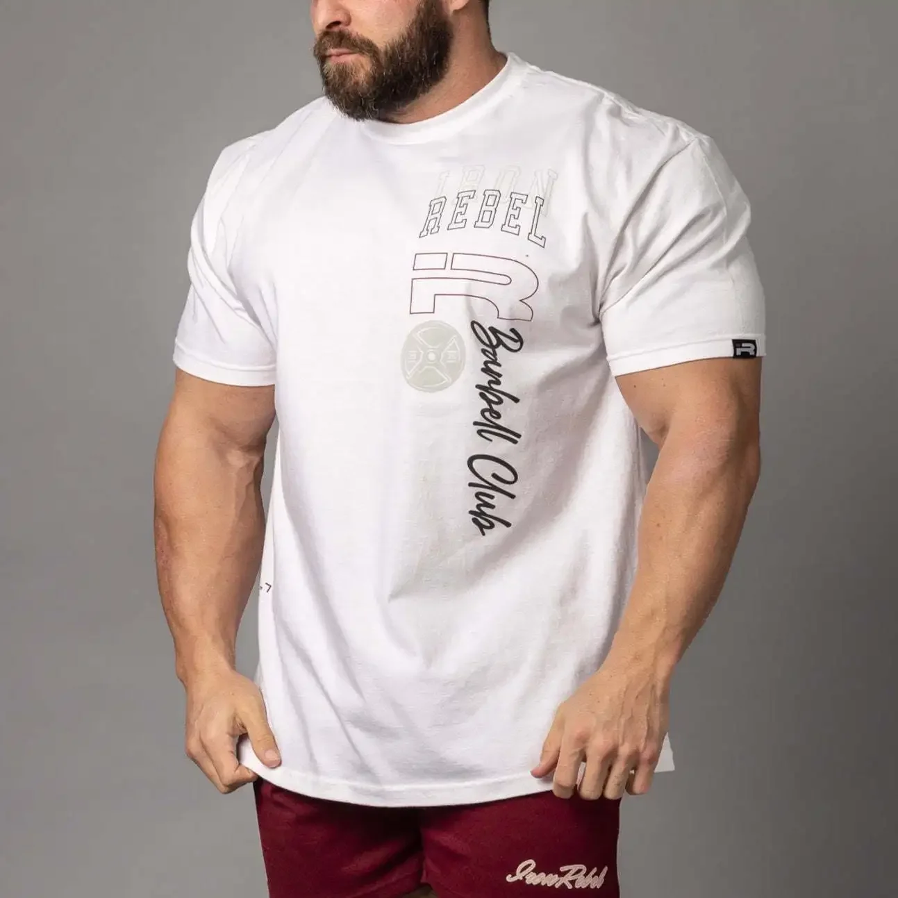 Men Fashion High-quality 100% Cotton Short Sleeve GYM T Shirts Men Fitness Muscle Sport Tee Shirts