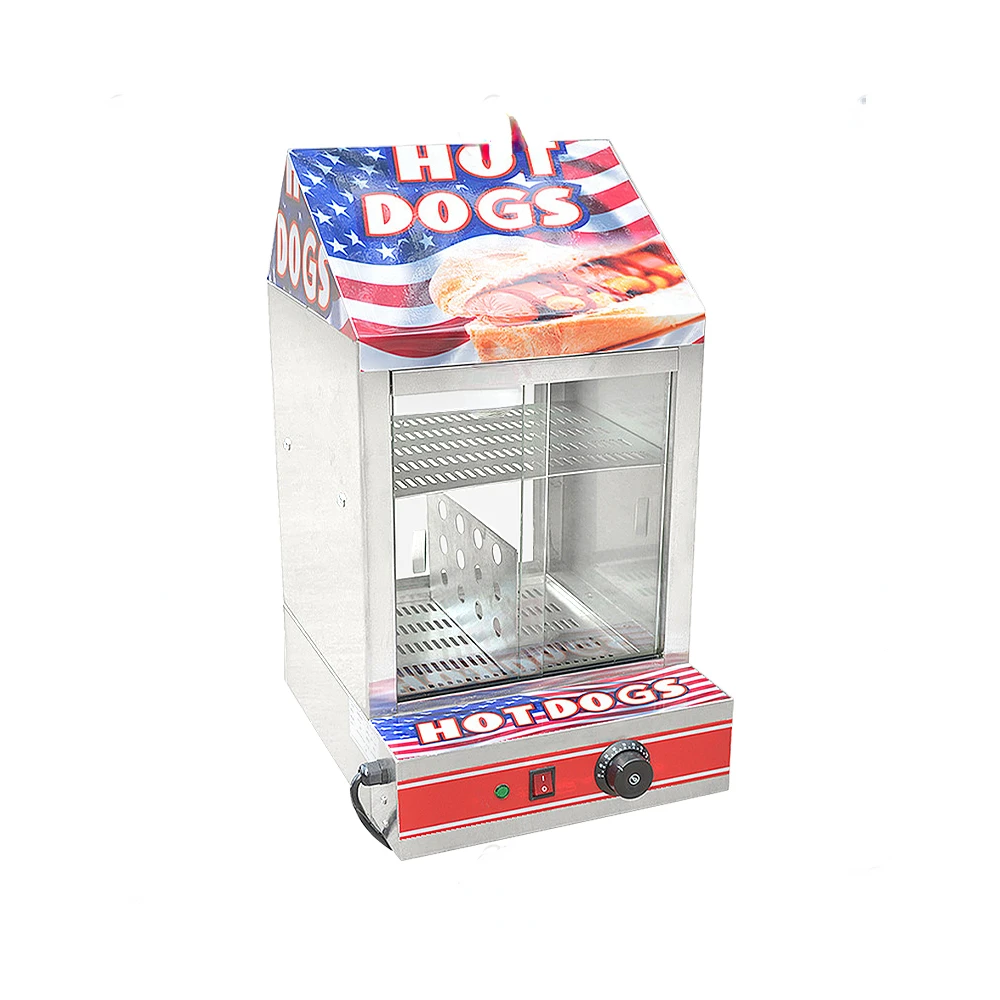 Electric Hot Dog Warming Cabinet Food Warmer Showcase Display