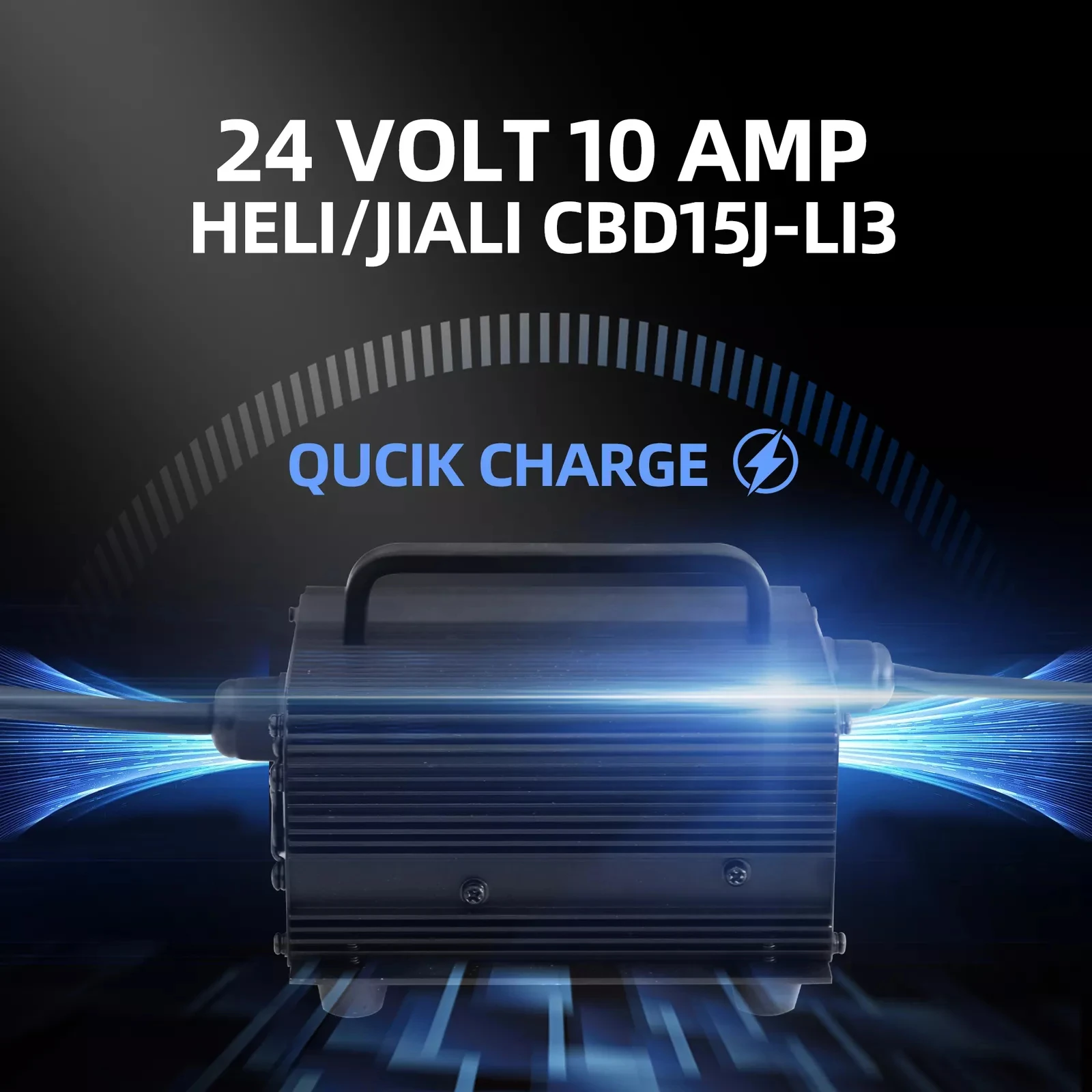 Cargador de batería de litio 24V 10A para transpaleta eléctrica HELI CBD15J-Li3
