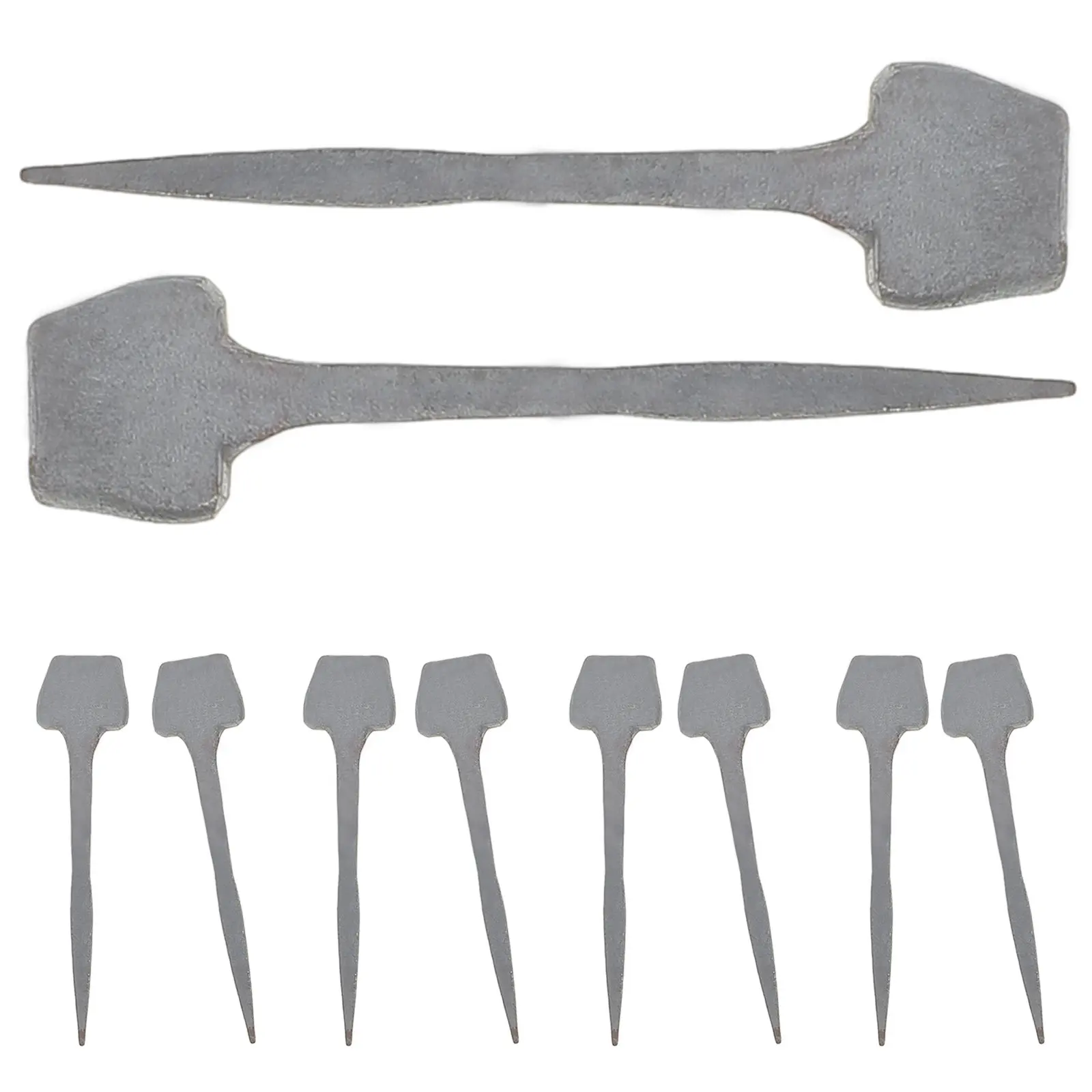 

10Pcs Horseshoe Nails for Horse Tack Iron Hoof Fixators Lightweight Compact Design Farrier Tool Reduces Horse Fatigue
