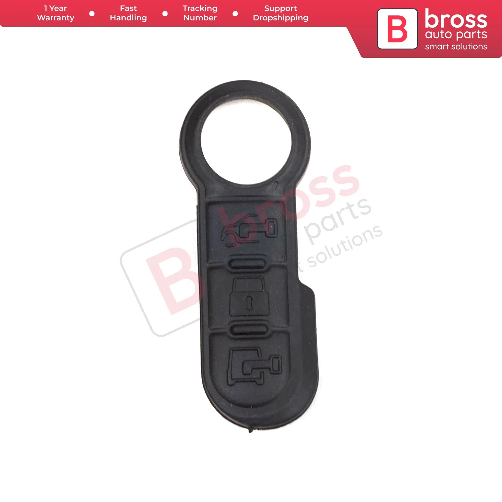 

BDP1209 3-Button Remote Control Flip Key FOB Case Shell Rubber Button Pad for Citroen Relay Fiat Ducato Peugeot Boxer 71752589