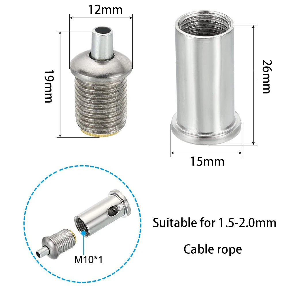 Adjustable Wire Rope Cable Clamp Wire Rope Tensioner Panel Light Lighting Fittings With Chandelier Hardware Fittings Suspension