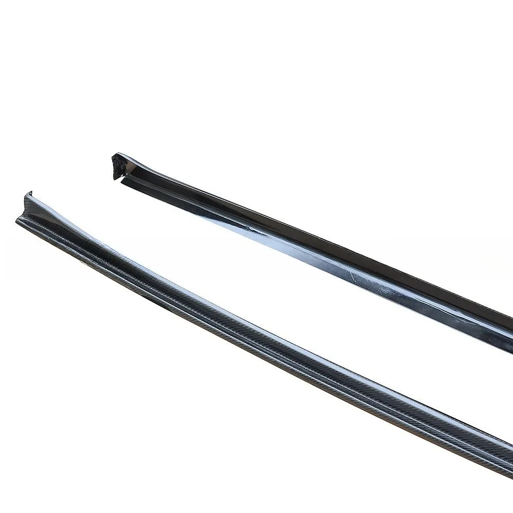 3D Style for BMW F10 M5 M-Tech Body Kit Side Skirt Carbon Fiber Extended Lower Arm Wings view 3
