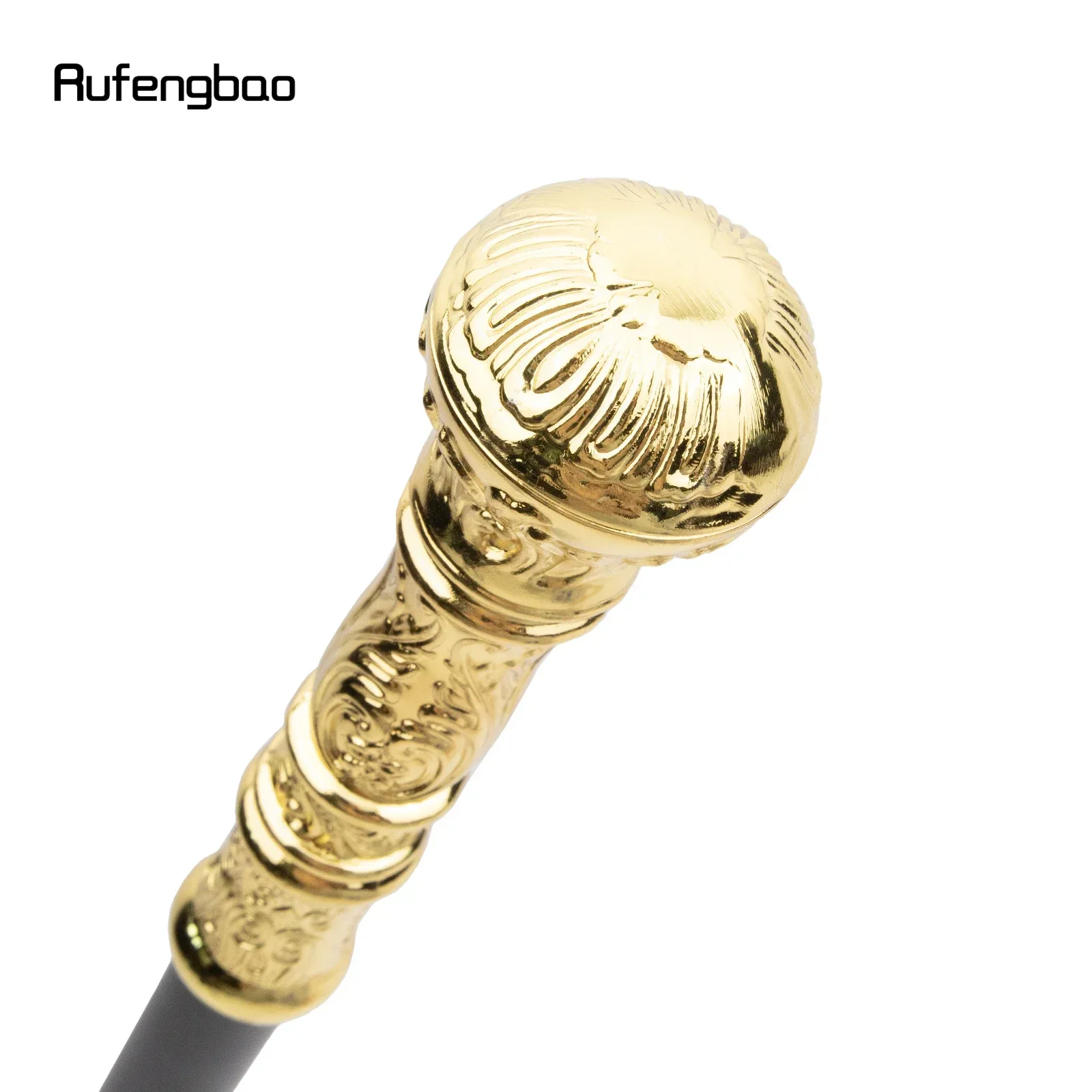 عصا عصرية بمقبض دائري ذهبي فاخر للحفلات، عصا مشي أنيقة بمقبض كروسير 93 سم