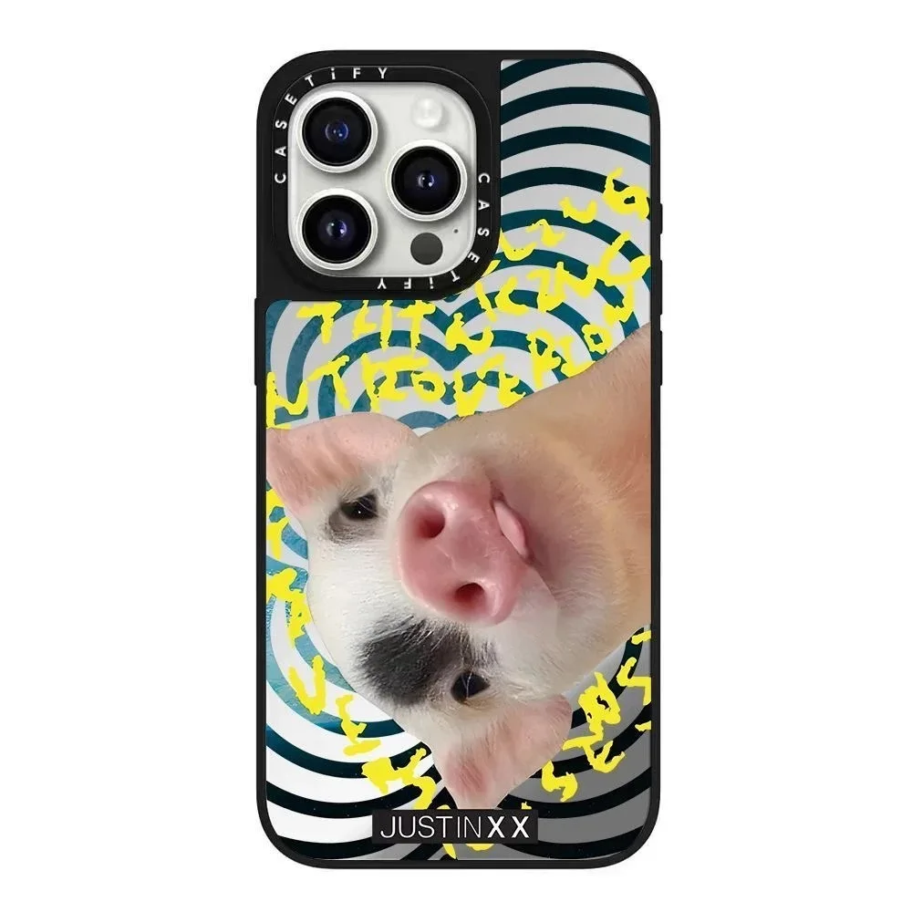 حافظة JUSTIN XX Animal Apple iPhone 15 ذات علامة تجارية مشتركة لهاتف iPhone 16 Pro Max حافظة صلبة لطيفة للحيوانات الأليفة 14/13 XS عصرية #5