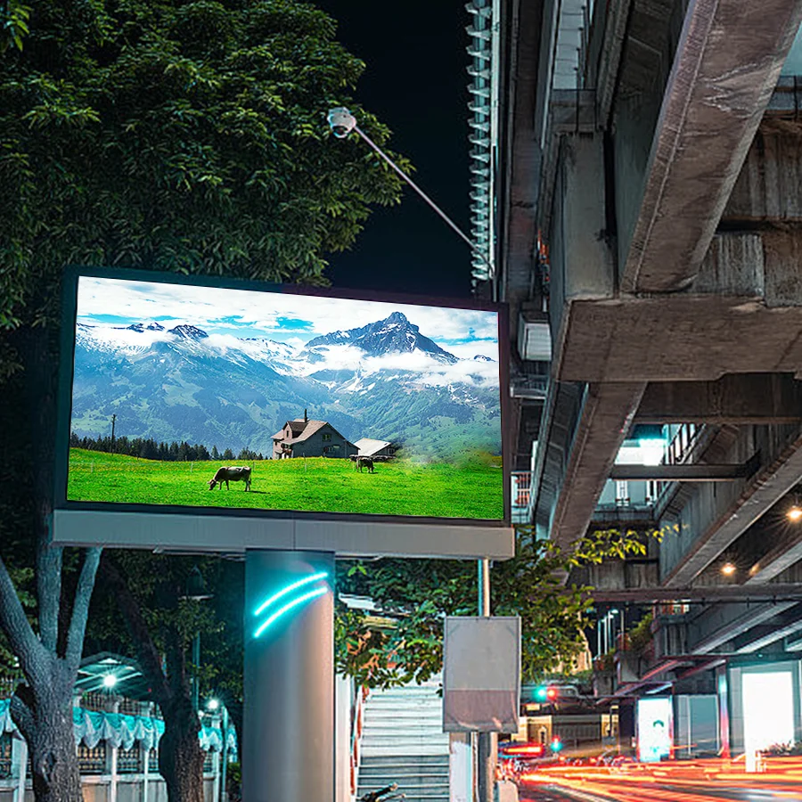 Suitable Both COB Advertising Beijing  P1.87  Led Screen  rge Stand Digital Billboard Outdoor Led Disp y
