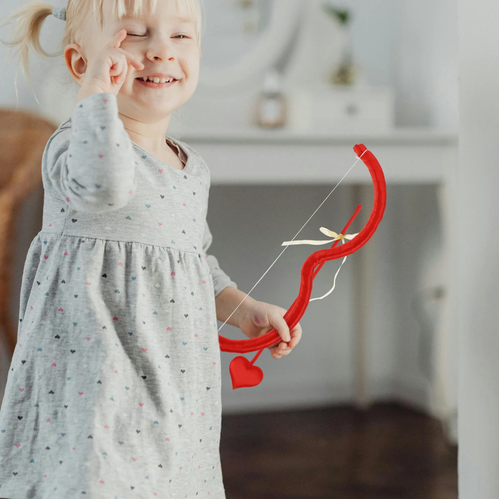 

Valentines Cupid Costume Prop Bow Arrow Set for Children Festival Parties Photo Props Boosts Confidence Hand Eye Coordination