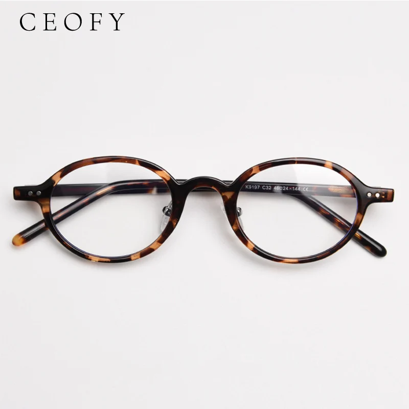 

Ceofy Men Women Fashion Hot Sell Myopia Eyeglasses Frame Brand Design Optical Vintage Prescription Glasses Frame
