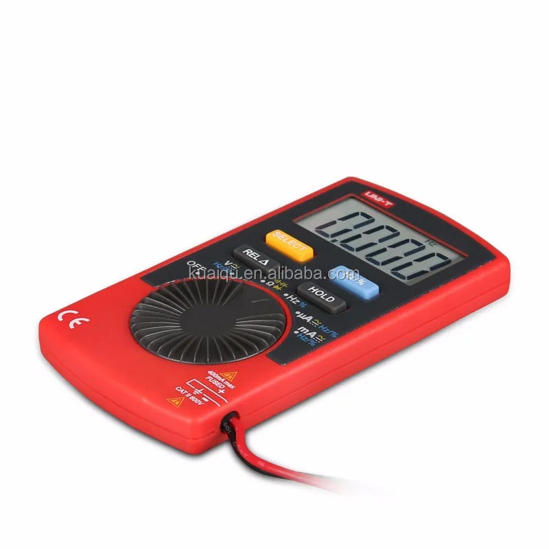 UT120C Pocket Size Stype Digital Multimeter Auto Range Tester DC AC Voltage Diode Mini Electrical Meters LCD Display