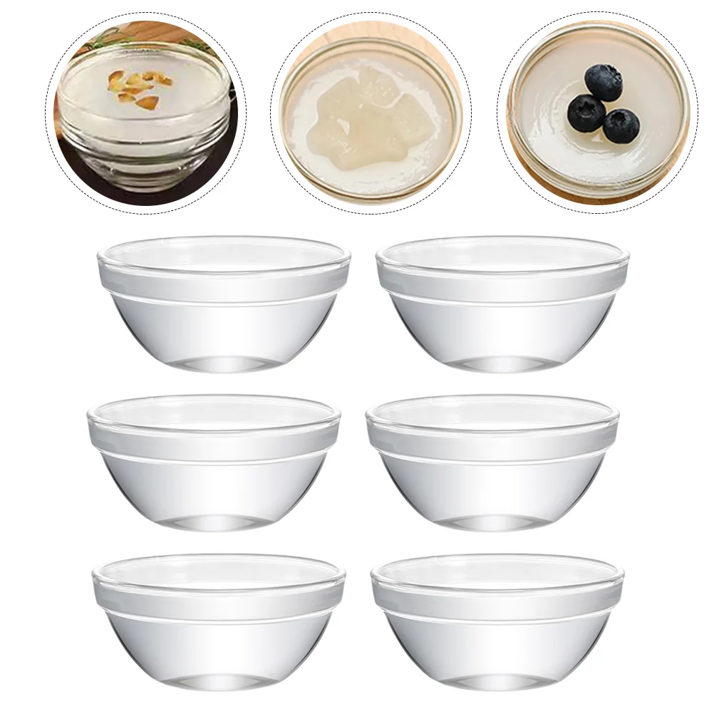 

8 Pcs Bozai Cake Bowl Pudding Holder Trifle Dessert Bowls Glass Jelly Household