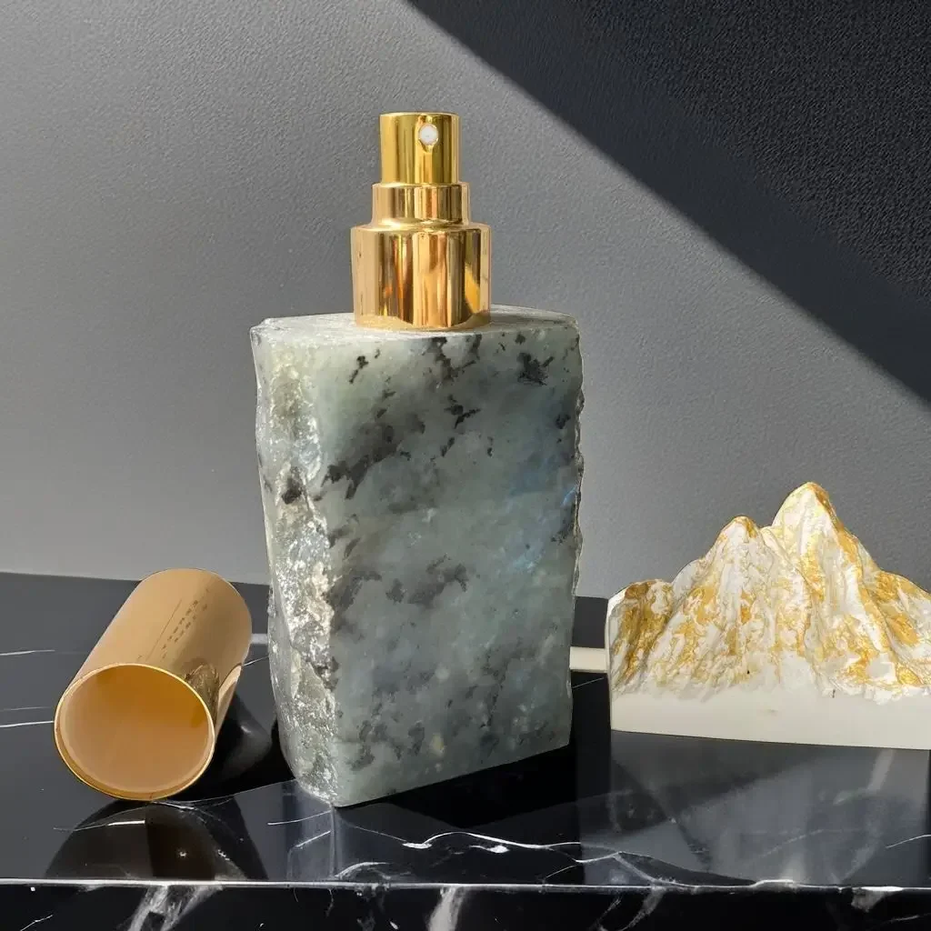 Spray Bottle 30ml Natural Crystal Jade Aromatherapy Essential Oil Perfume Atomizer Refillable Bottle Spa Beauty Salon Therapy image 3