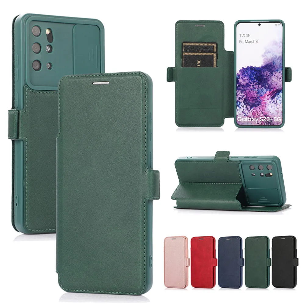 Flip Leather Case for Samsung Galaxy S21 S20 Note 20 Ultra Plus A12 A72 A52 A32 A21S A51 A71 A31 Luxury Wallet Phone Bags Cover