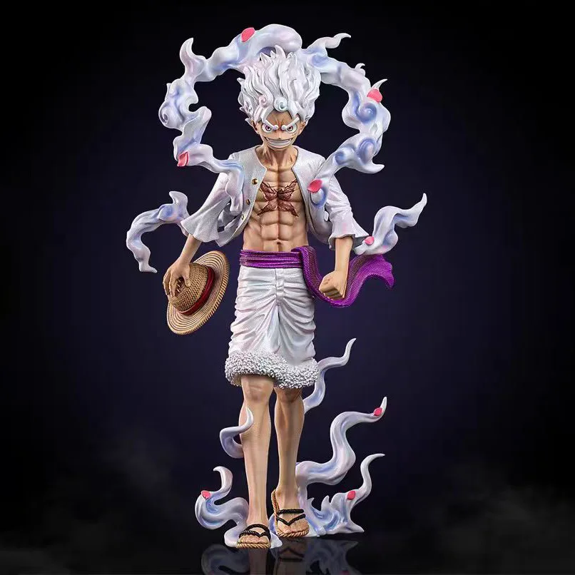 

23cm Anime Luffy One Piece GK NIKE Monkey D. Luffy Action Figures Pvc Statue Model Doll Collection Desktop Decorate Toys Gift