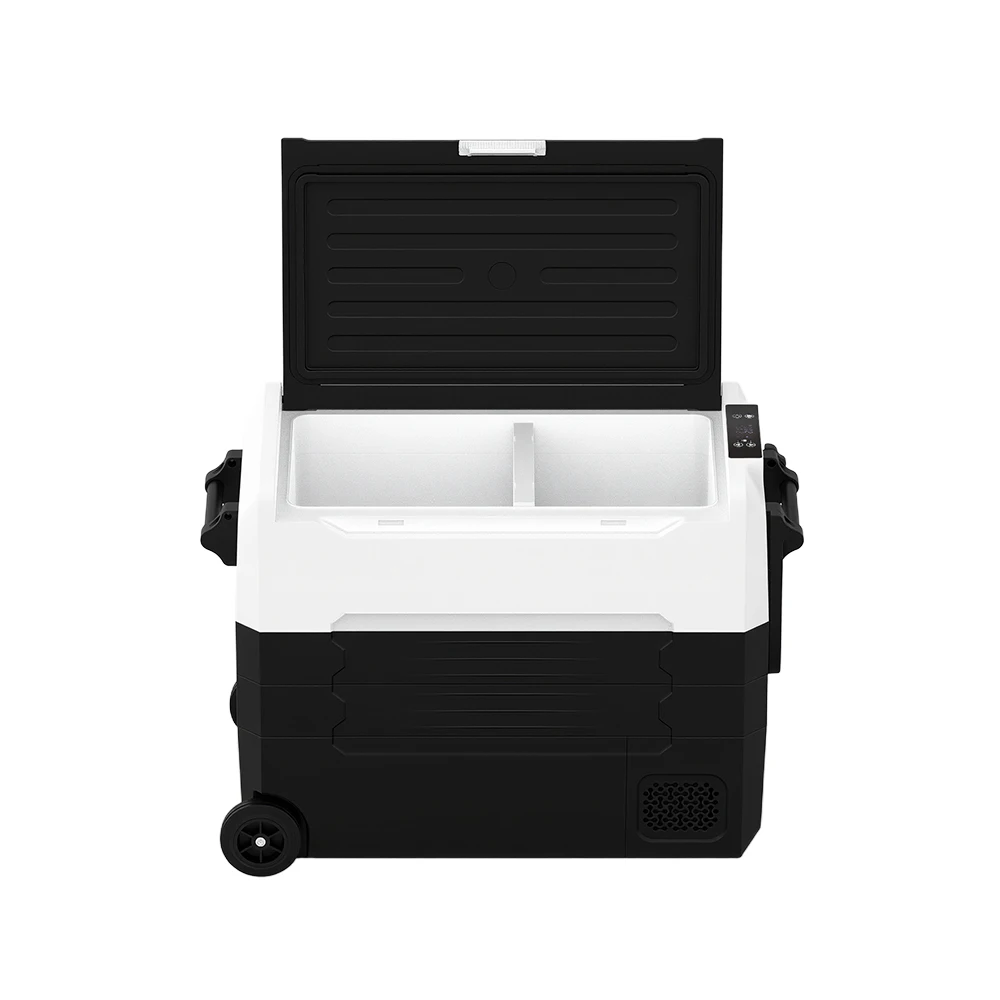 Podofo 55L Auto-Kühlschrank Mini-Gefrierschrank Tragbarer Kompressor-Kühler 12/24V DC 110-240V Eisbox für Camping, Zuhause und Garagen
