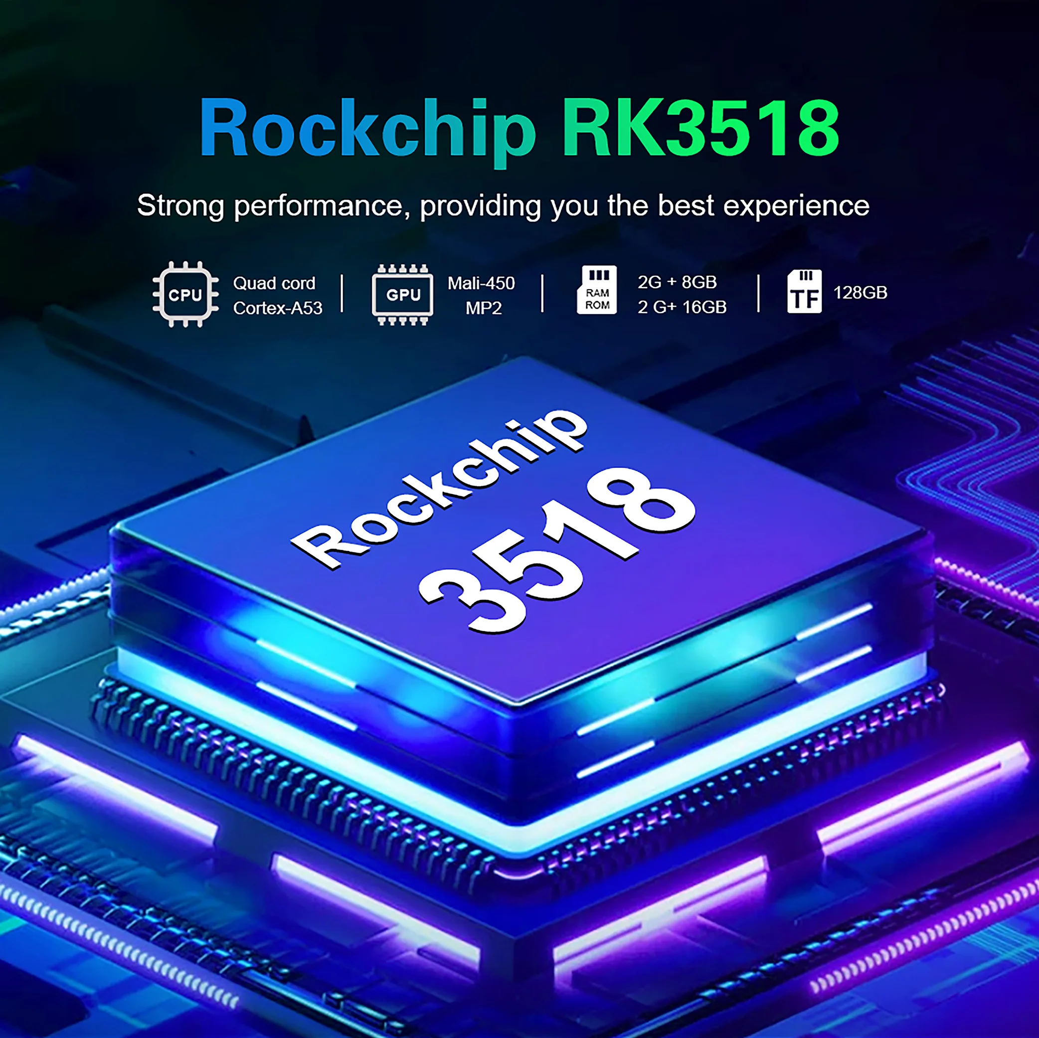 صندوق تلفاز مورتال T1Mini، أندرويد 14، صوت، كروم كاست، تلفزيون روك شيب 3518، متعدد النواة، 4K، واي فاي 6، BT5.0، 16 جيجابايت، USB3.0، جهاز استقبال ألعاب الفيديو