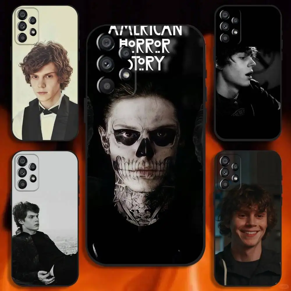 

E-Evan Peters Phone Case For Samsung Galaxy A20,A21s,A22,A31,A32,A52,A53,A72,73,A80 Soft Black Cover