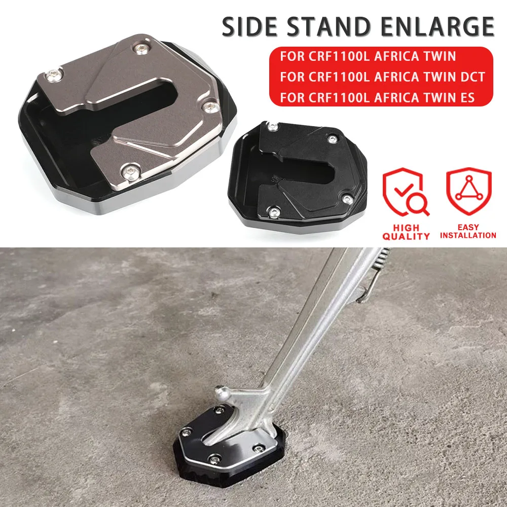 

For Kove 500X Adventure 500X ADV 2022-2023 Motorcycle Kickstand Enlarge Plate Foot Side Stand Enlarger Extension Support Pad