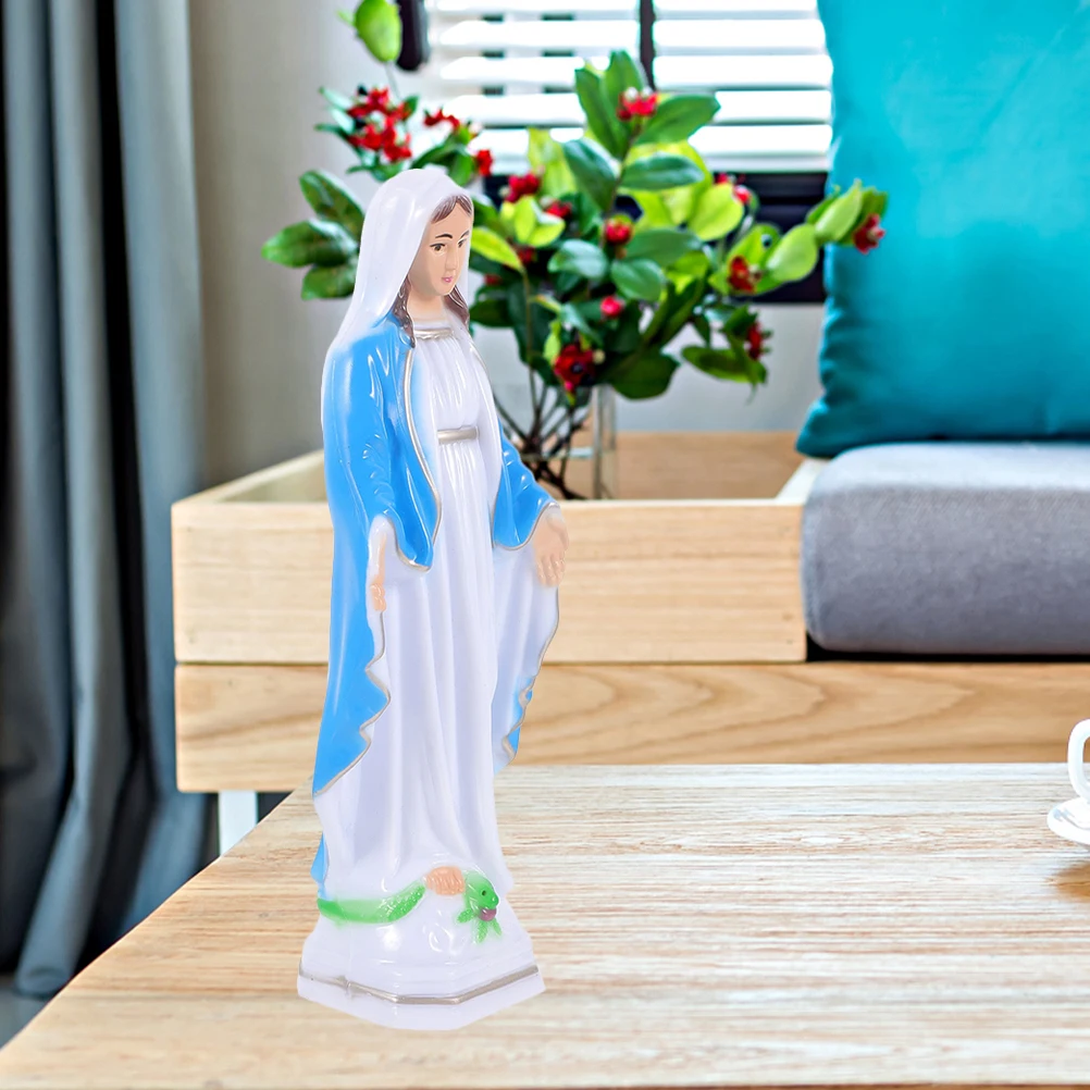 Blessed Virgin Mother Mary Statue Polyresin Immaculate Conception Religious Statue For Garden Outdoor Patio Cemetery Catholic