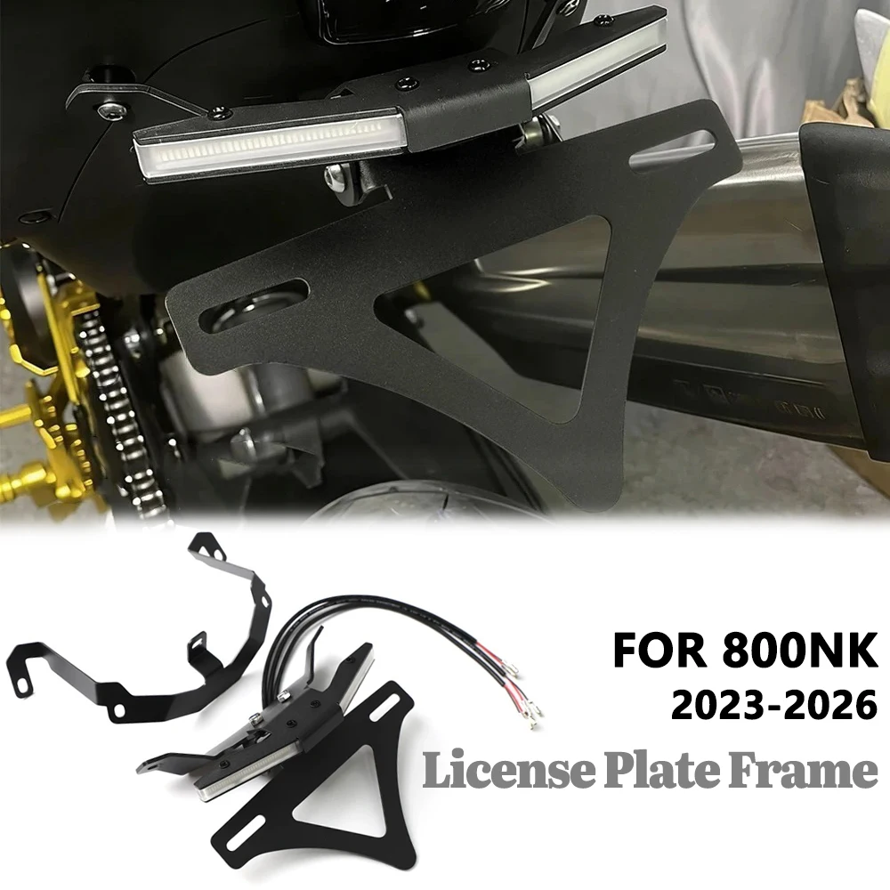 

Motorcycle Light License Plate Holder Bracket FOR CFMOTO 800NK 800 NK 2023-2026 Turn Signal Rear Short Tail Stock Tailstock