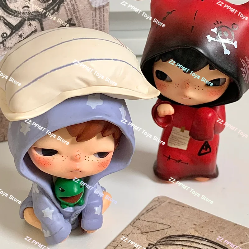 POPMART Hirono Echo Series, оригинальная слепая коробка, игрушки, загадочная коробка, украшения, фигурки, декор, настольная модель-сюрприз, куклы, подарки, игрушки