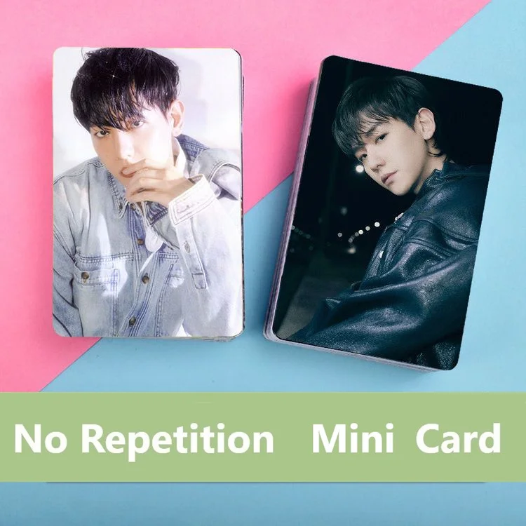 

Series6 No Repetition Baek-Hyun Byun BaekHyun Mini Card Wallet Lomo Card With Photo Album Fans Gift