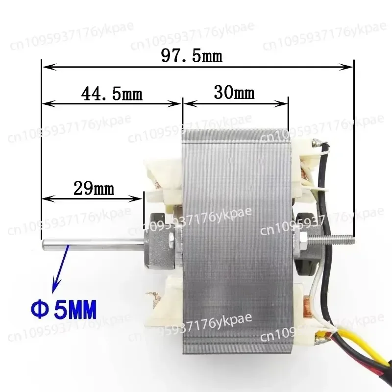 Wire Three Speed Range Hood Motor S84 Cover Pole Motor Kitchen Exhaust Fan Oven Blower Pure Copper