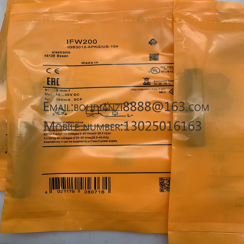 

The brand-new original sensor IFW200/IFW201/IFW203 IFW210 IFW211 warranty for one year in stock