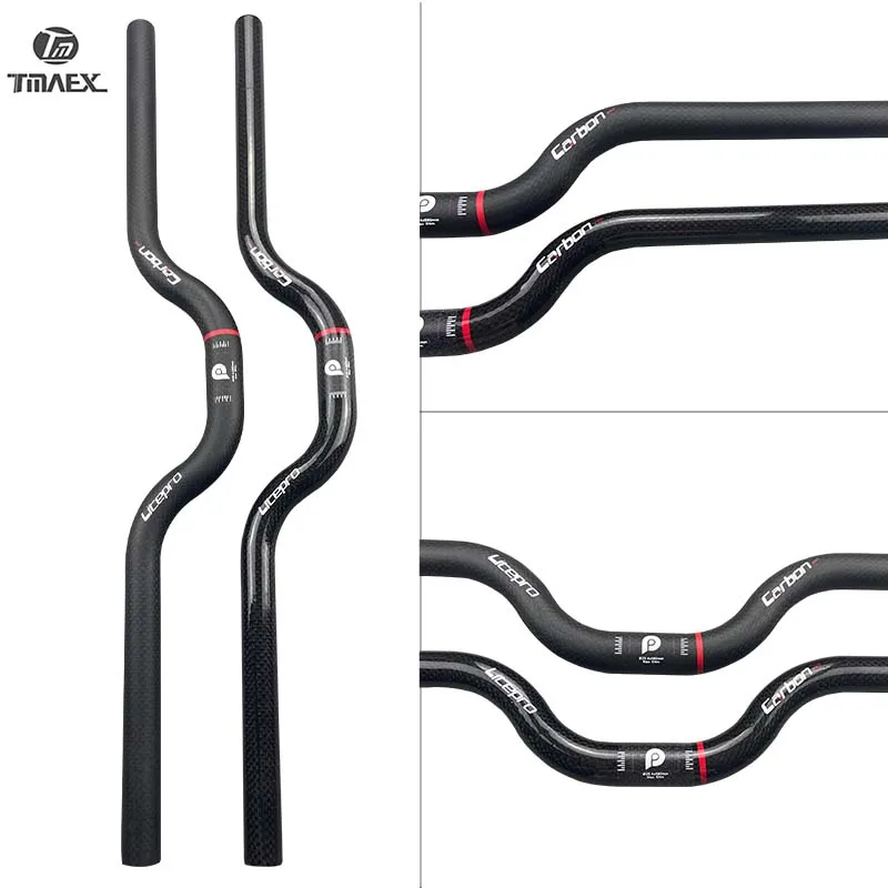Carbon fiber ultra-light folding 25.4mmx580mm3k matte /3k glossy is suitable for Brompton M bar BMX/U bar BMX