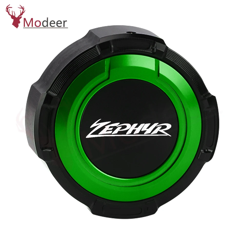 4Color New FRONT FLUID RESERVOIR CAP FOR KAWASAKI zrx 1200R 1200 zzr400 zephyr zr500 er6f zzr1200 zrx1200s gpz1100 ZX12R ZZR1200