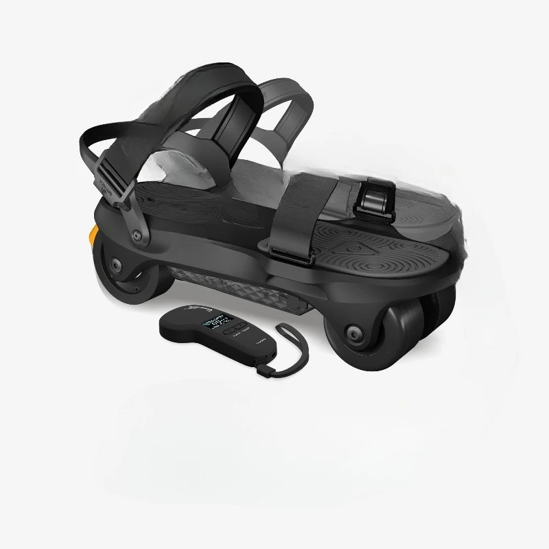 Electric roller skates, dog walking, street brushing, folding, portable electric skateboard skates
