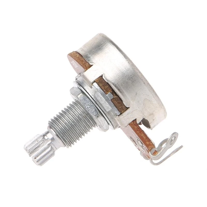 B500K Potentiometer Splined Pot Electric Guitar Bass Effect Amp Tone Volume Part