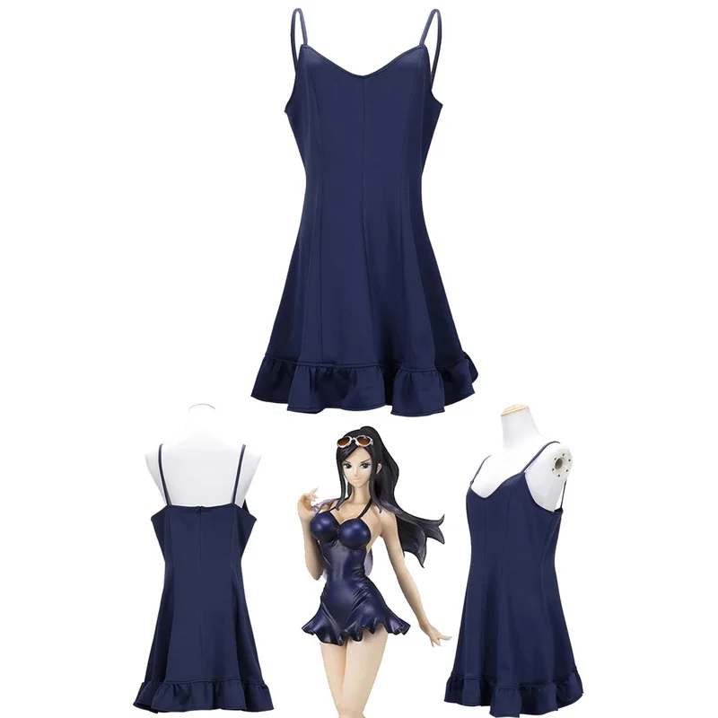 Anime One Cosplay Piece Fantasy Cosplay Dressrosa Nico Robin Costume Dress Outfits Roleplay Adult Women Disguise Halloween Suit