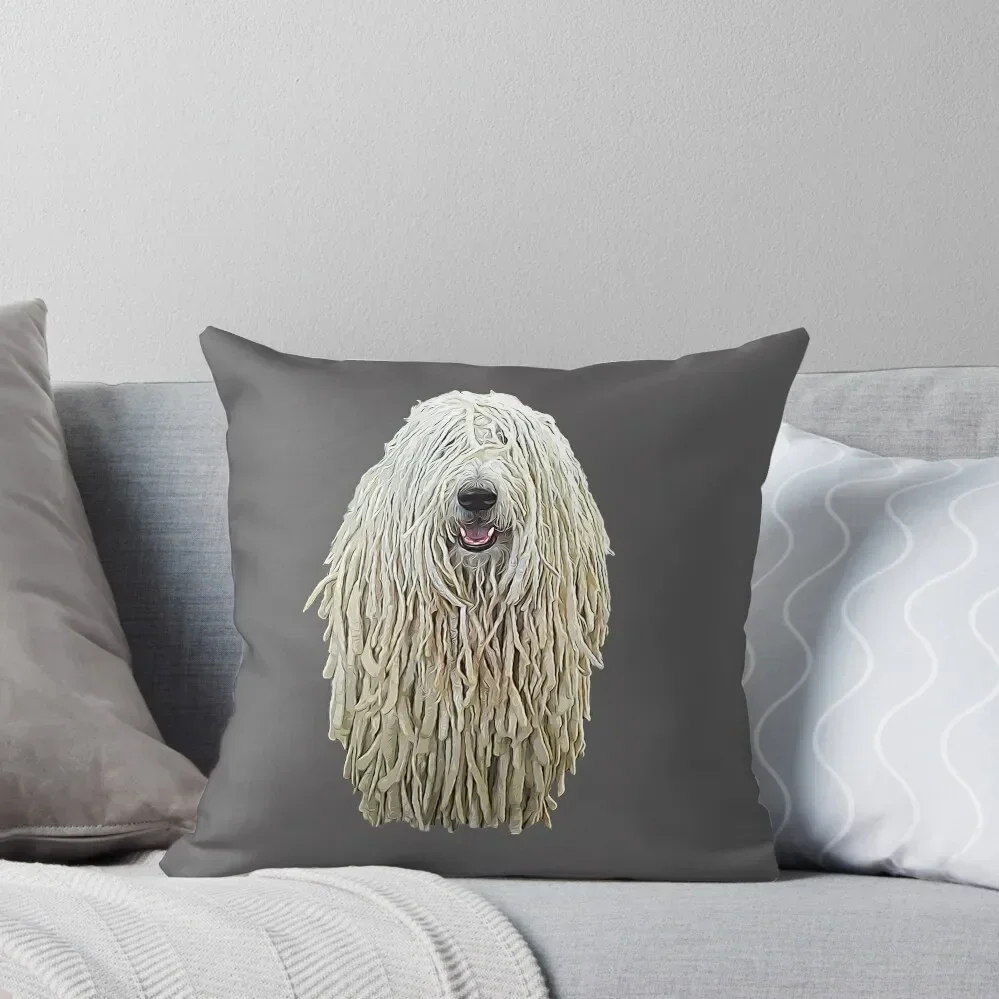 Komondor Dog Dreadlocks Throw Pillow Throw Pillow Covers Pillow Decor home decor items