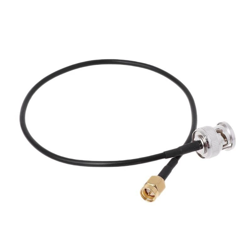 BNC Male to SMA Male Plug RG174 CONNECTOR CABLE RF محول التجميع المحوري #6