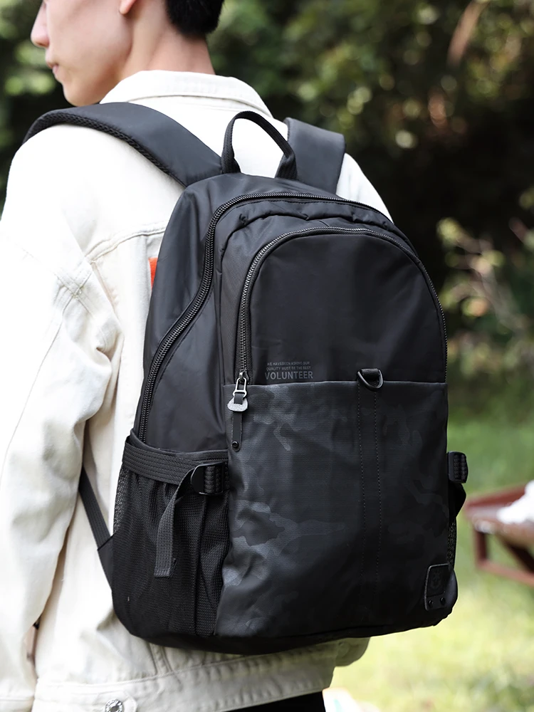 Mochilas impermeáveis de grande capacidade para homens, bolsas de ombro Oxford, pacote de computador, alta qualidade, 1784-02, 2023