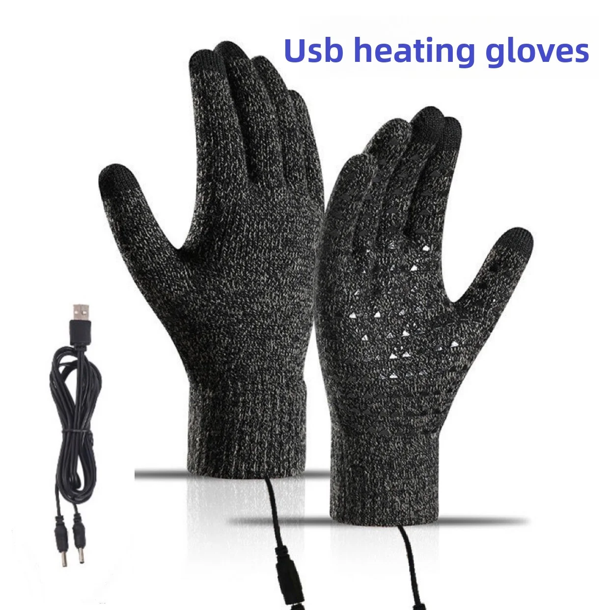 Winter Touchscreen Motorrad/Fahrrad Warme Elektrische Beheizte Handschuhe Outdoor Reiten Skifahren Handschuh Verdickte Kälte-beweis Warme Wolle