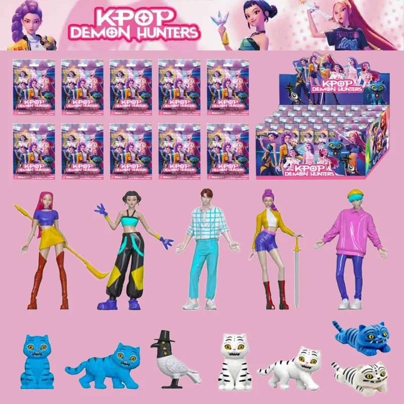 กล่องสุ่มฟิกเกอร์ Kpop Devil Hunter ใหม่ 24 ชิ้น ตัวละคร Derpys Tiger Rumi Mira Zoey Sussy ของขวัญสำหรับแฟนคลับ ของขวัญวันเกิดและคริสต์มาส