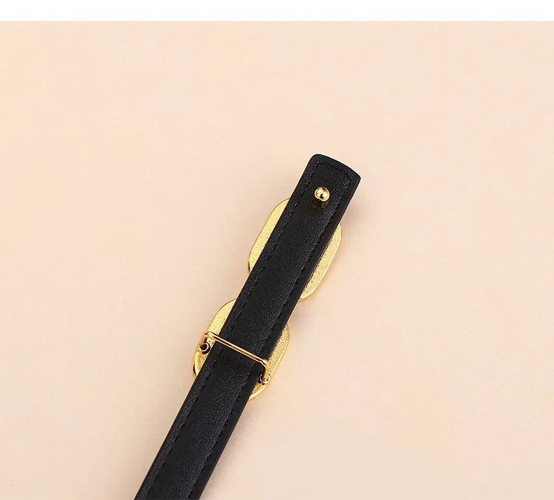 Hochwertiger Damengürtel; Feine und leichte Luxus-Modeaccessoires; Ledergürtel für Damen; Vielseitiger 8-förmiger Gürtel für – Detail 14