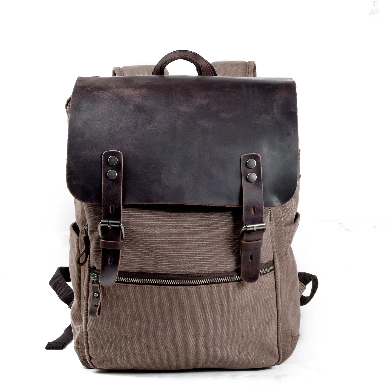 

Men Canvas Backpack 15.6 Inch Laptop Bag Large Capacity School Travel Business Casual
